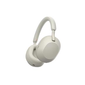 Sony silver online headphones